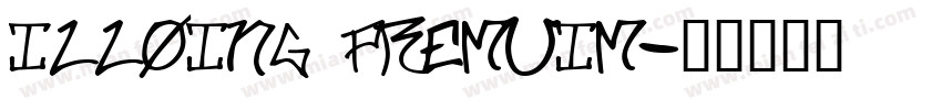 ILLOING PREMUIM字体转换